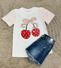 American Cherry Sequin Sleeve