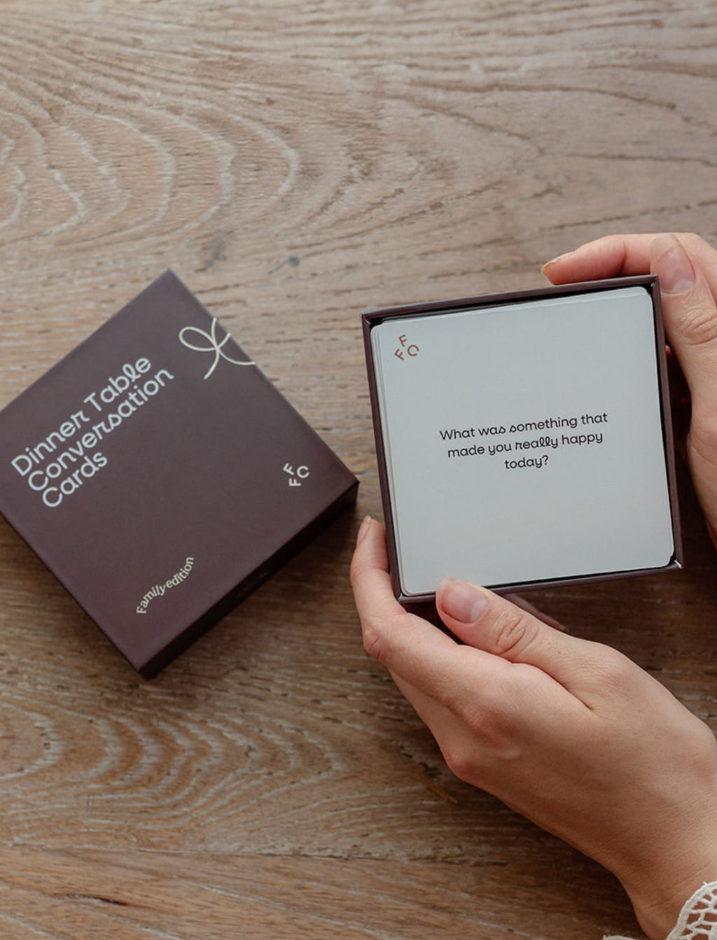 Dinner Table Conversation Cards: Family Edition