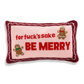Be Merry Needlepoint Pillow