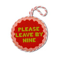 Needlepoint Ornament - Leave by Nine