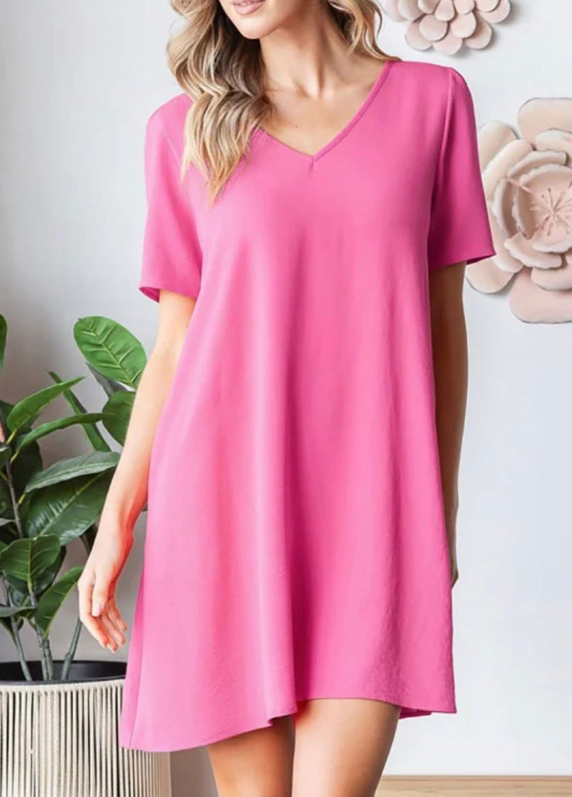 Hot Pink Dress