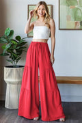 Red Flowy Pants