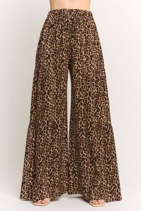 Leopard Flowy Pants