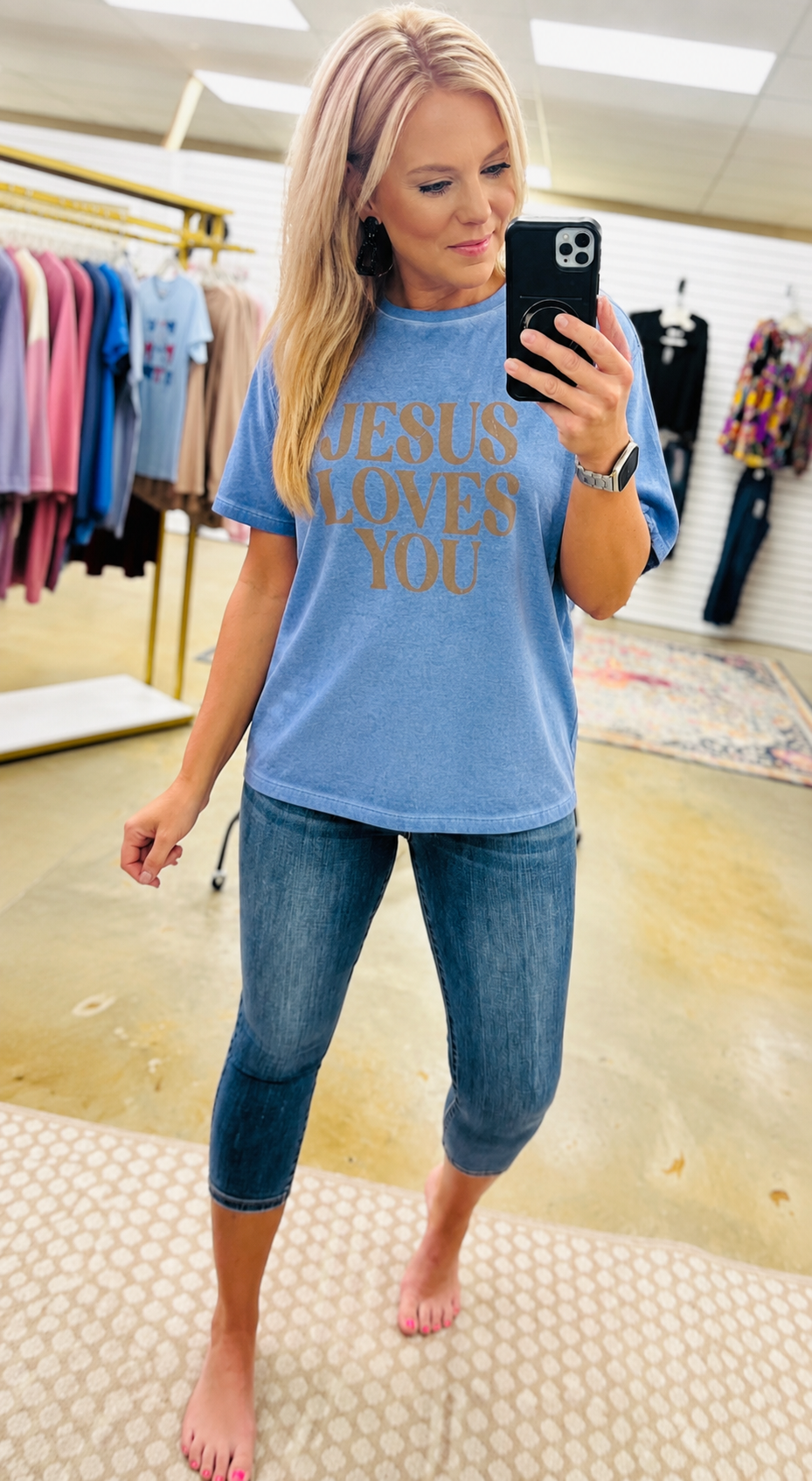 Jesus Loves You Vintage Tee