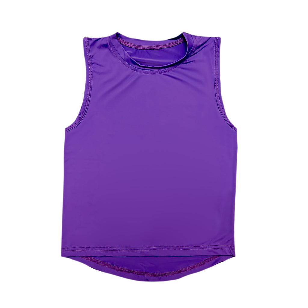 Women's Purple High Low Tank