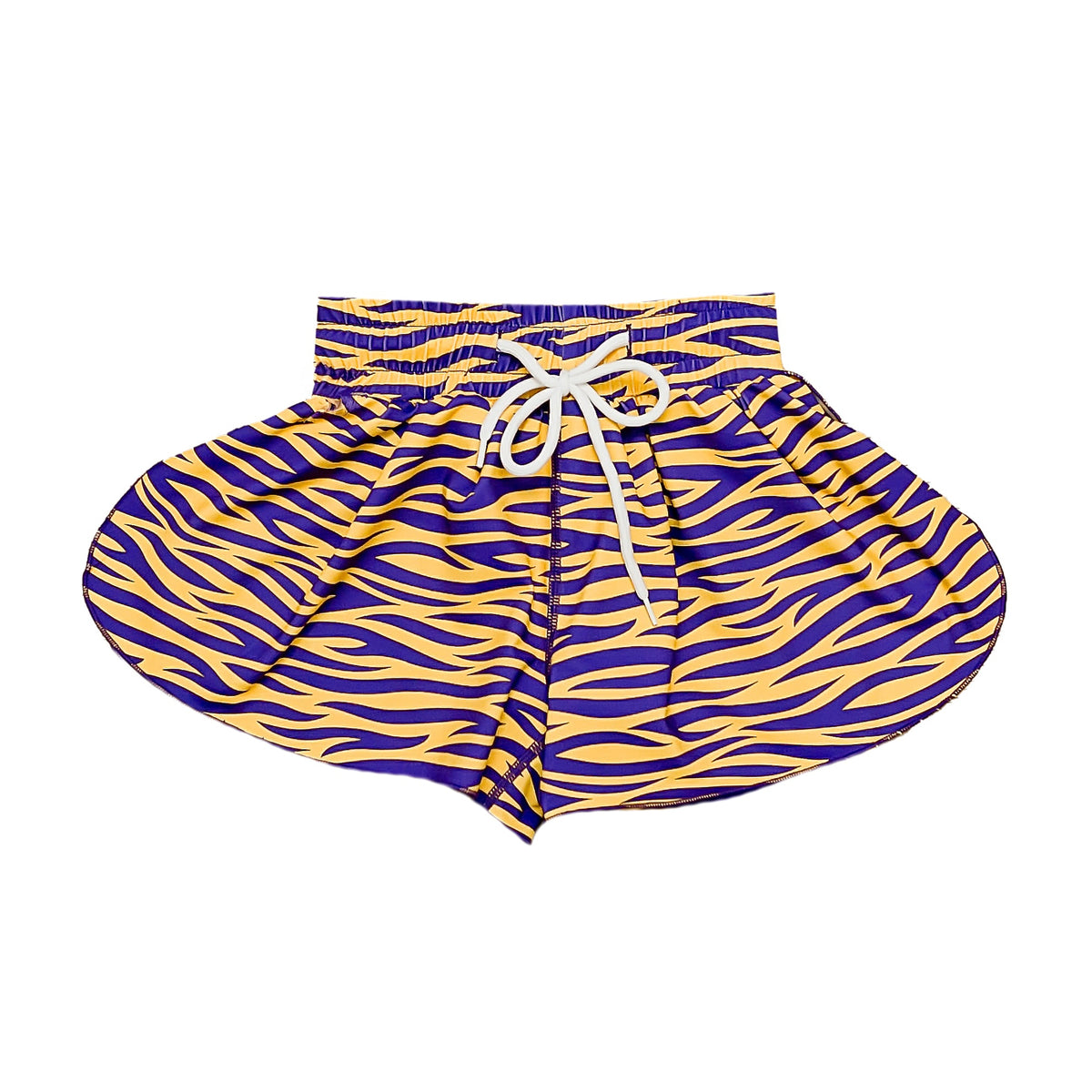 Women's Tiger Striped Butterfly Shorts
