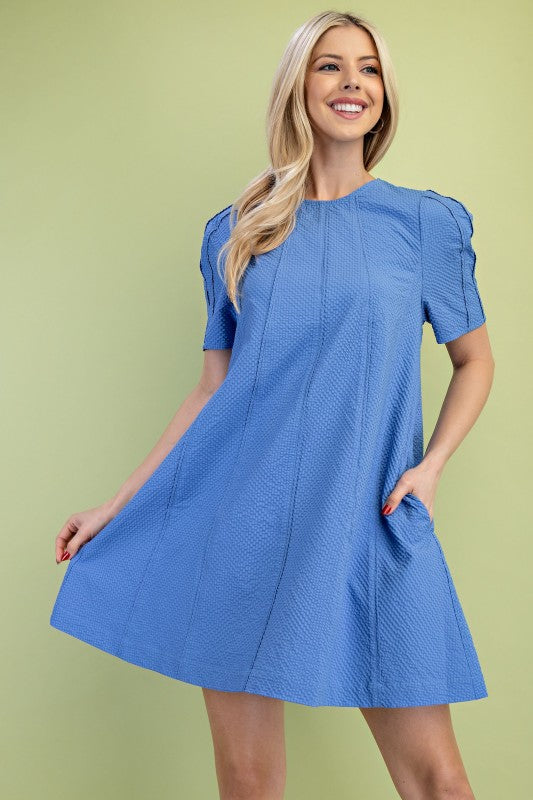 Baby Blue Prim & Proper Aline Dress