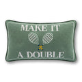 Make It A Double Needlepoint Pillow