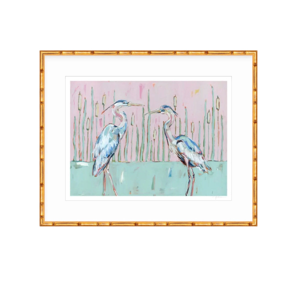 Follow Your Path Blue Herons Fine Art Print