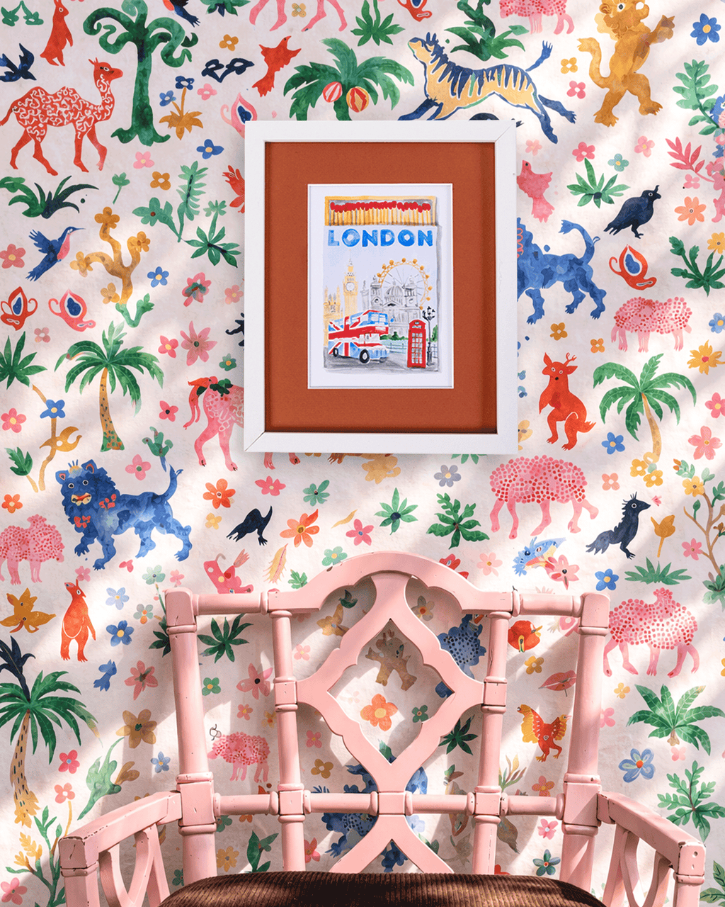 London Matchbook Art Print