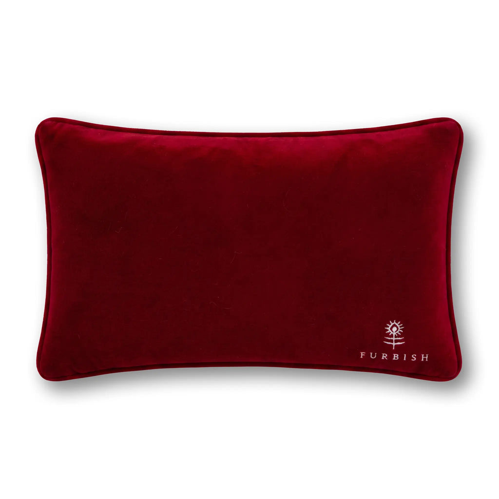Mentally Stable Needlepoint Pillow
