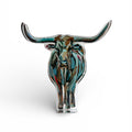 True Grit Longhorn Acrylic Tabletop Art