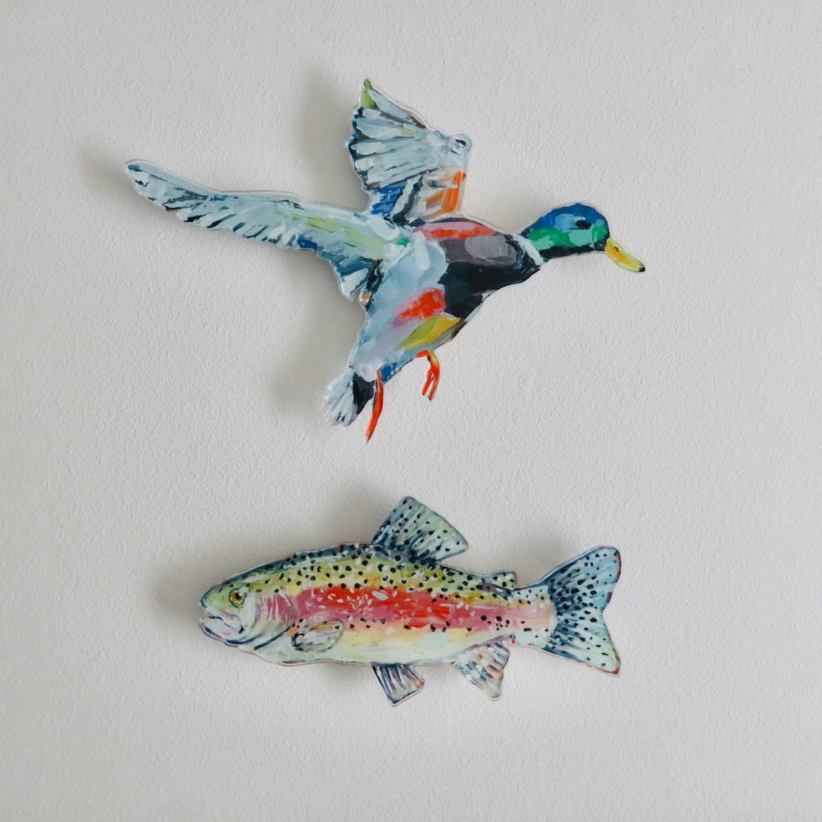 Take Flight Mallard Duck Acrylic Wall Contour