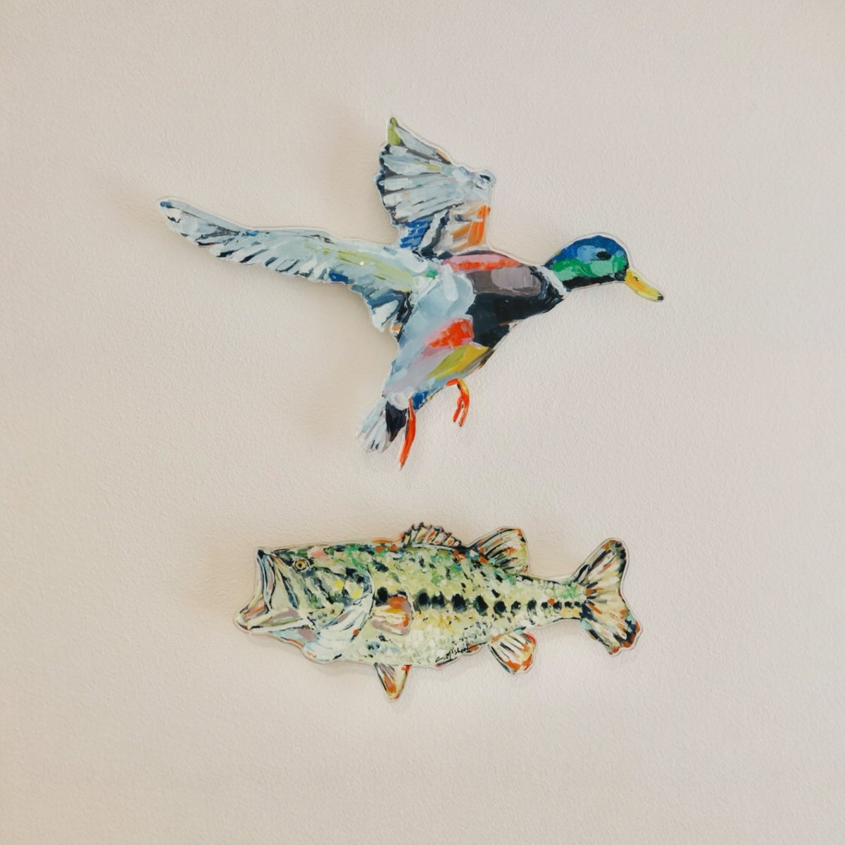 Take Flight Mallard Duck Acrylic Wall Contour