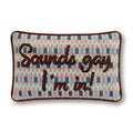 Sounds Gay Needlepoint Pillow