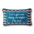 Straight Needlepoint Pillow