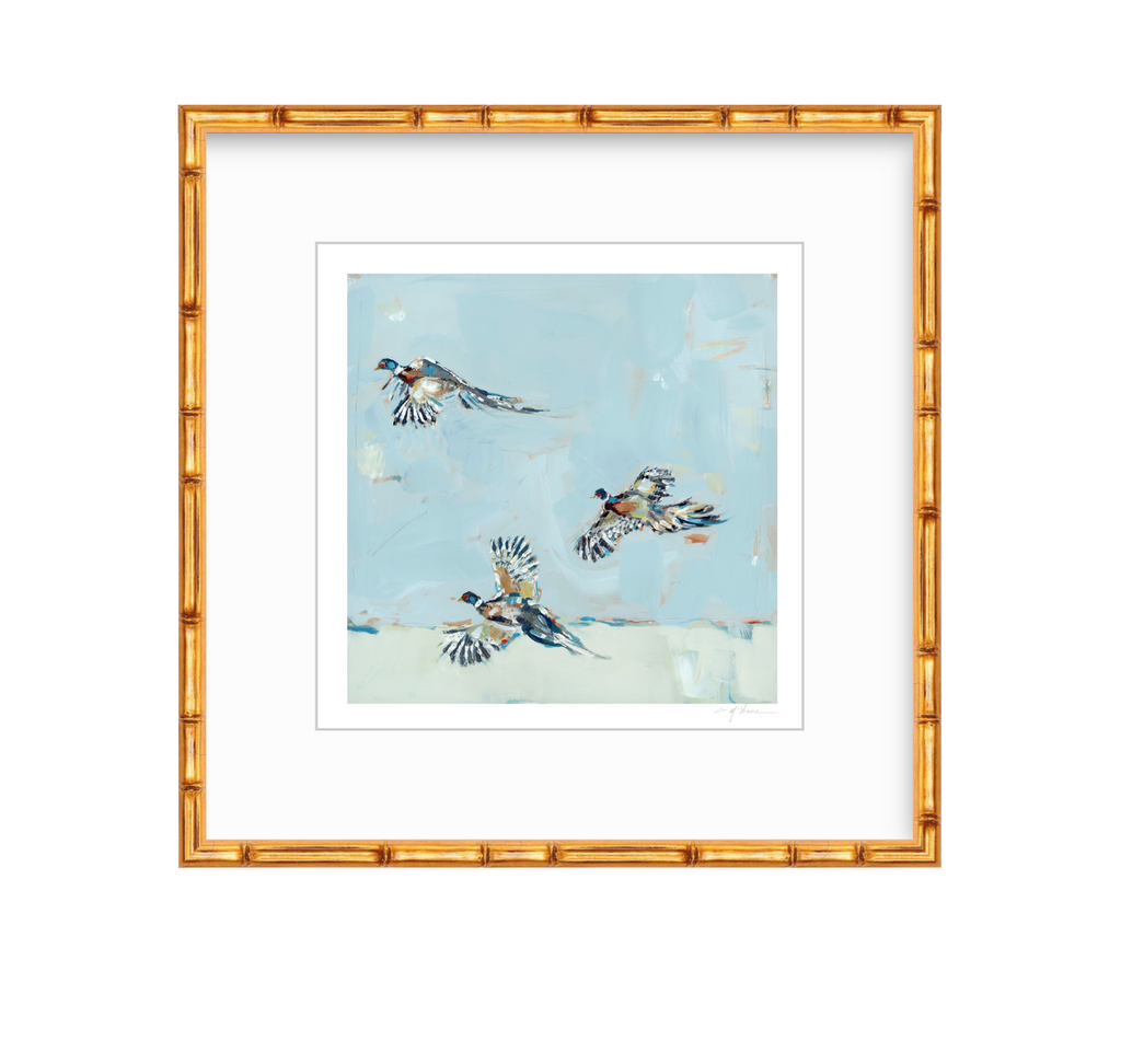 Pheasantly Surpised Pheasant Fine Art Print