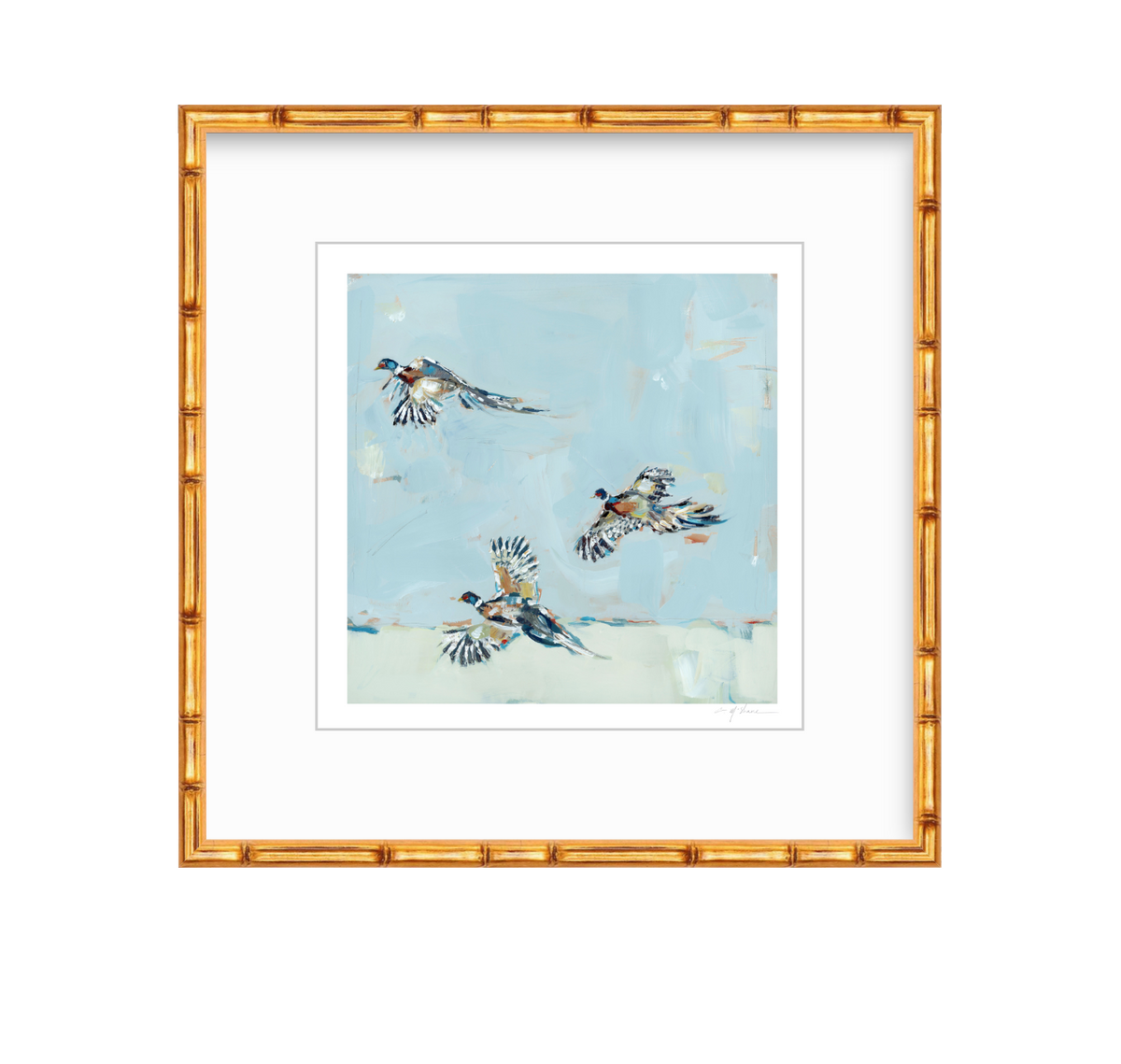 Pheasantly Surpised Pheasant Fine Art Print
