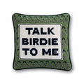 Talk Birdie To Me Needlepoint Pillow