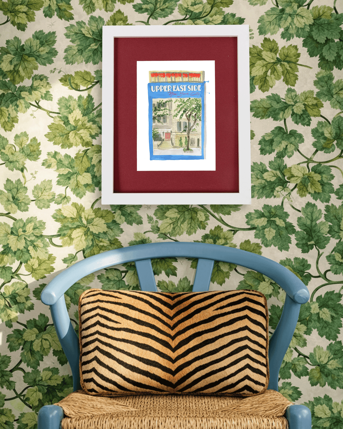 Upper East Side NYC Matchbook Art Print