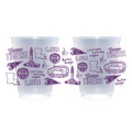 Louisiana State University (LSU) - Shatterproof Cups, Set of 8