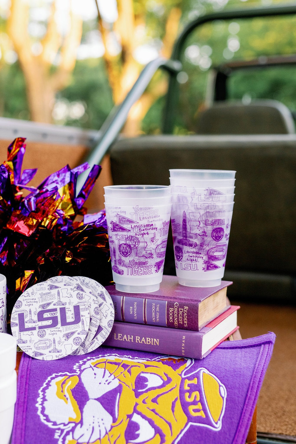 Louisiana State University (LSU) - Shatterproof Cups, Set of 8