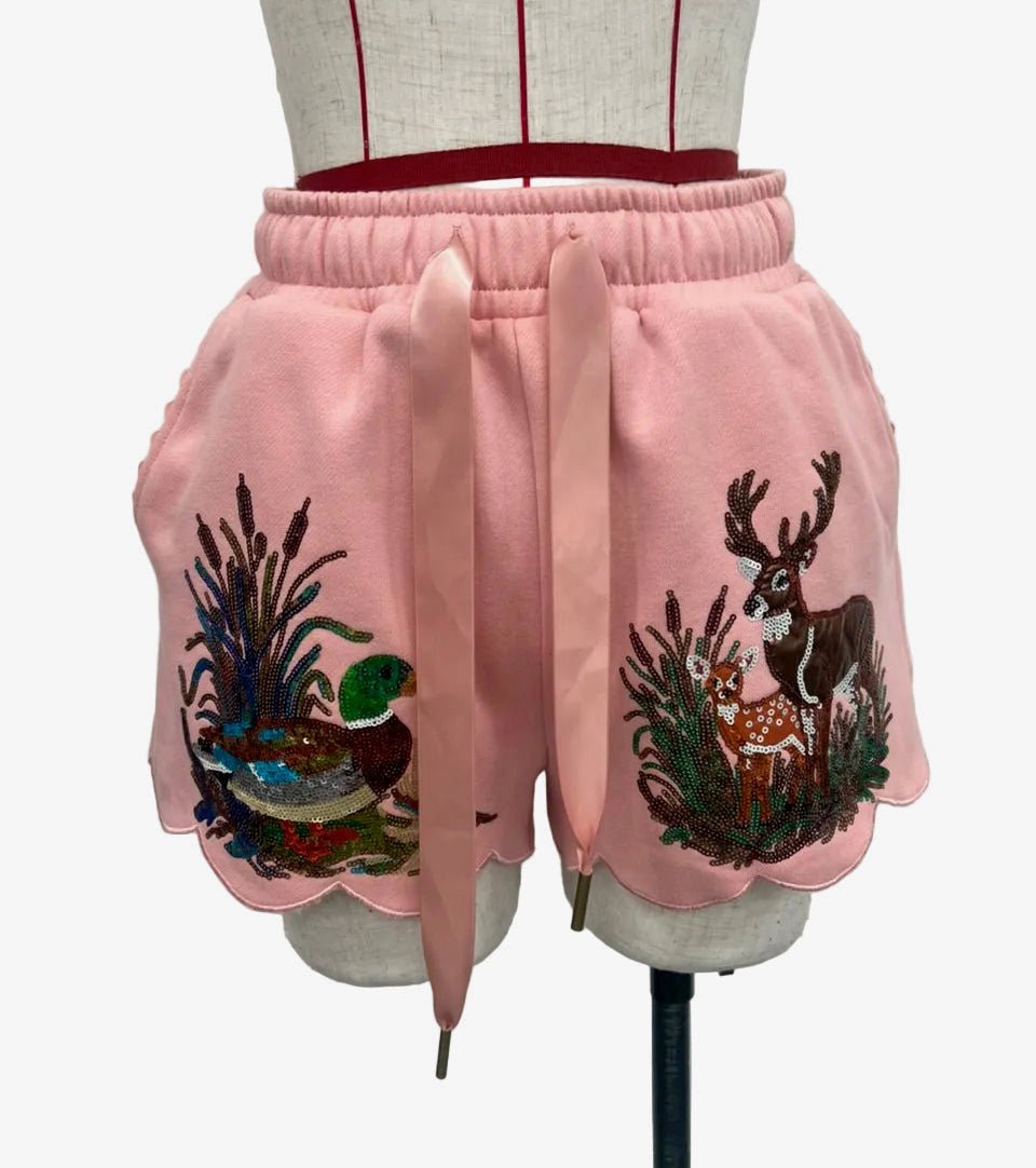 Brianna Cannon Bucks And Birds Shorts